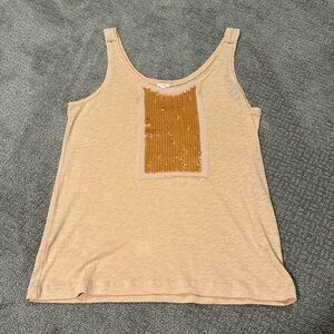J. Crew Tank Top with Sequin Detail